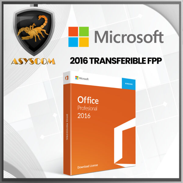 🦂  Licencia Office Home And Business 2016 TRANSFERIBLE FPP -Asys Computadores - AsysCom ⭐️ computadores portátiles Bogota