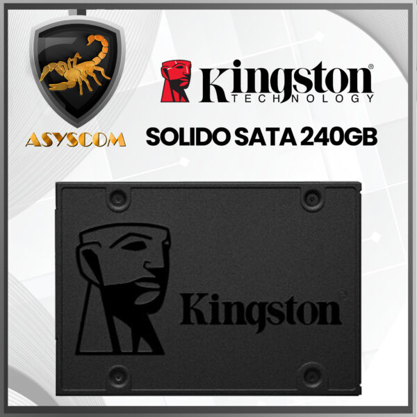🦂 DISCO DURO ESTADO SOLIDO ⚡ SATA – 240GB – KINGSTON -Asys Computadores - AsysCom ⭐️ computadores portátiles Bogota