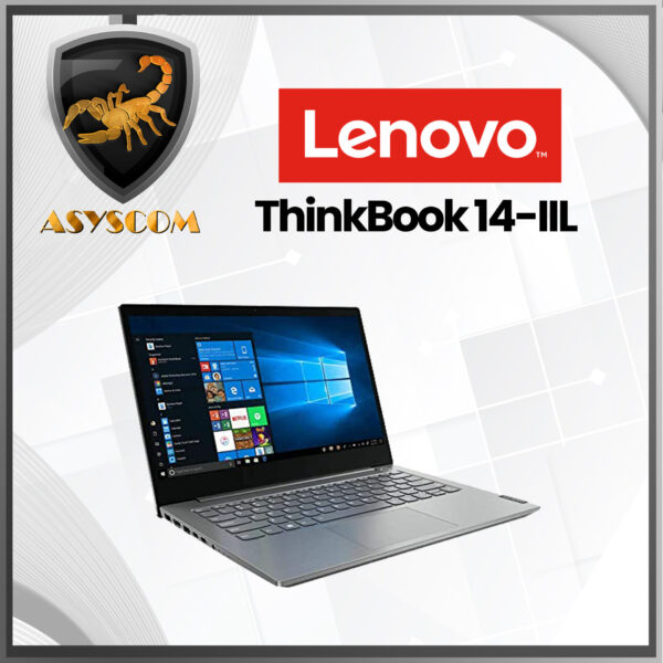 🦂 LENOVO ThinkBook 14-IIL ⚡  Intel Core I7 1065G7 –  SSD 256GB	– DDR4 8GB -Asys Computadores - AsysCom ⭐️ computadores portátiles Bogota