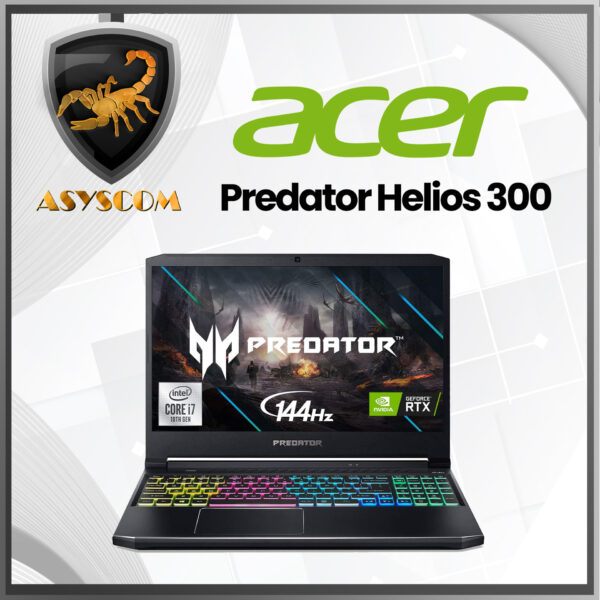 🦂 Acer Predator Helios 300 ⚡ i7 10750h – 512Gb Nvme – 16Gb RAM -Asys Computadores - AsysCom ⭐️ computadores portátiles Bogota